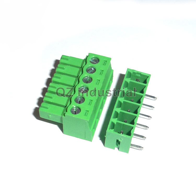Green terminal block